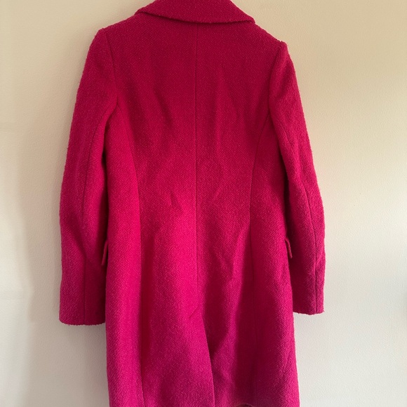 Sam Edelman Fuchsia Trench Coat - Picture 2 of 4